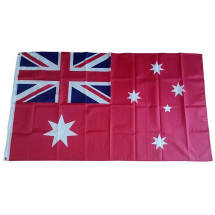 Large Australia Red Ensign Flag Duster Aussie Heavy Duty Marine Navy 90 x 150cm - Aimall