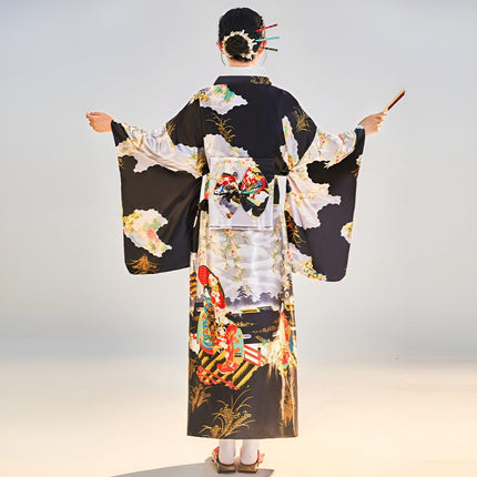 kimono Japanese lapel large size cardigan female formal dress Halloween - Aimall
