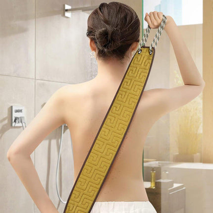 3PCS Long Strip Back Towel Exfoliating Shower Scrub Body Wash Cloth Bath Strap