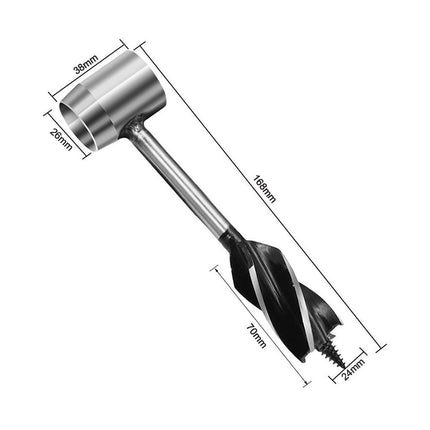 Outdoor Survival Tool Wood Drill Manual Hand Auger Wrench for Bushcraft Settlers - Aimall