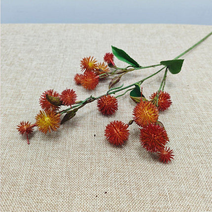 4PCS Artificial Dandelion Small Thorn Flower Bouquet Wedding Decor Ornaments