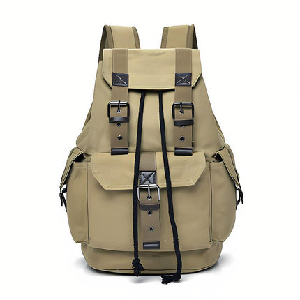 Unisex Retro Rucksack Large Capacity Travel Bag Leisure Backpack Schoolbag