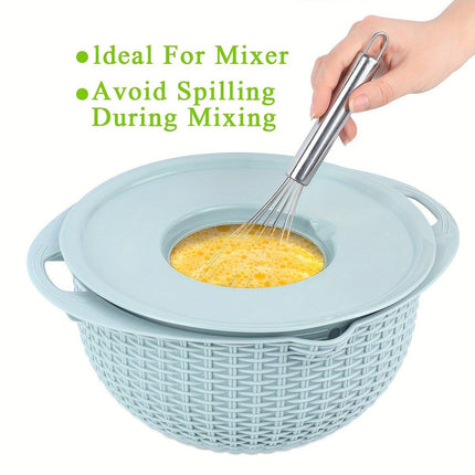 Stainless Steel Drainer Basket Double Layer Rotatable Dishwashing Fruit Basket