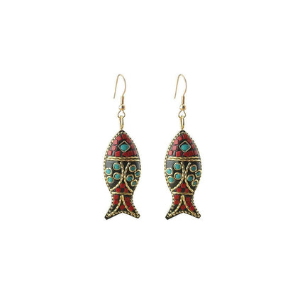 Retro Ethnic Style Earrings Fashion Jewelry for Women Bohemian Accessories