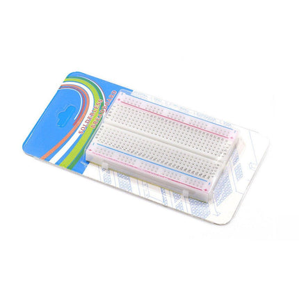 10PCS Solderless Breadboard 400 Hole Test Board Jumper Wire Kit Plastic Box