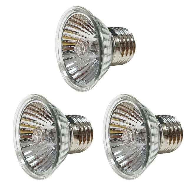 3PCS Reptile Heating Light Bulb UVA UVB Tortoise Turtle Lizard UV Basking Lamp