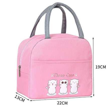 Cartoon Bento Bag Little Yellow Duck Lunch Bag Storage Insulation Bag - Aimall