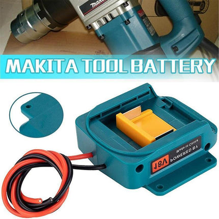 Battery Power Mount Connector Adapter For makita 18V Dock Holder with Cables - Aimall
