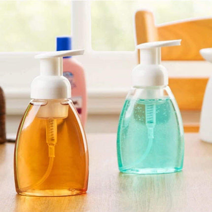 6Pcs 250ml Foaming Bottle Push Pump Portable Hand Sanitizer Foaming Dispenser