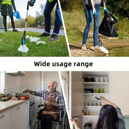 2pcs Foldable Trash Grabber Tool Household Litter Picker Handy Garbage Claw