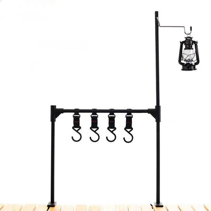 Outdoor Camping Hanging Rack Desktop Shelf Table Side Storage Camping Organizer