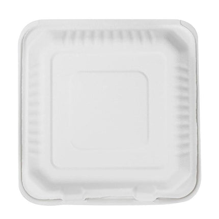 200/250PCS Biodegradable Compostable Ecofriendly Disposable Clamshell Food Box - Aimall