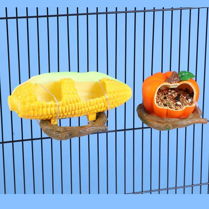 Parrot Feeding Bowl Fruit Shaped Water Food Container Dish Cage Bird Feeder Cup - Aimall