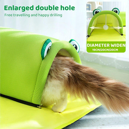 Washable Cat Tunnel Nest Corner Passage Cat House Easy Clean Pet Furniture