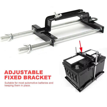 190mm Adjustable Car Battery Fixing Bracket Automotive Holder Mount Clamp