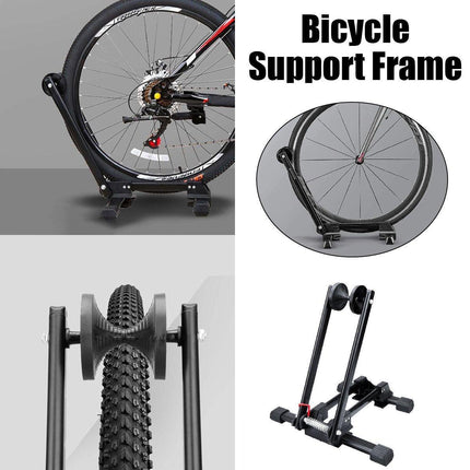 Portable Bike Single Double Pole Bicycle Parking Rack for Road Mountain Bikes