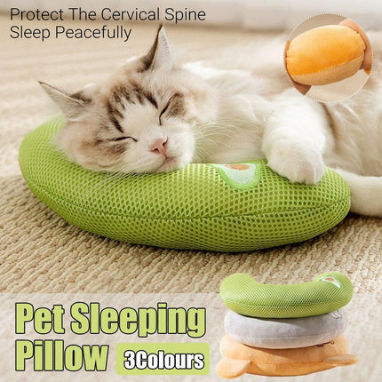 Dog Pet U Shaped Pillow Cartoon Breathable Cat Sleeping Cushion for All Seasons