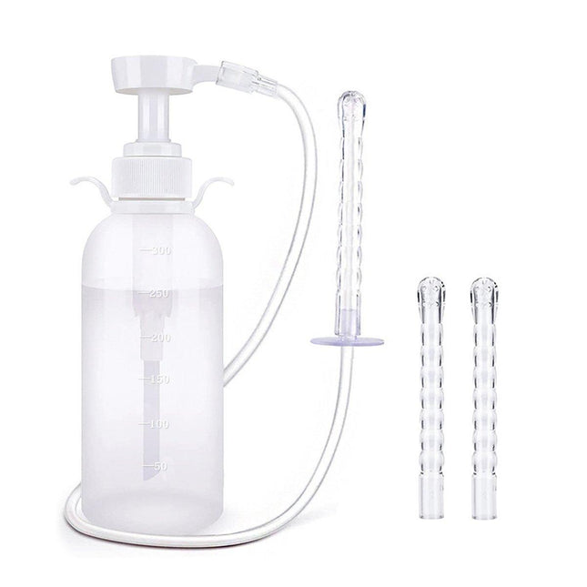 Reusable Douche Enema Kit Pump Anal Vaginal Cleaner Colon Rectal Enema Bottle