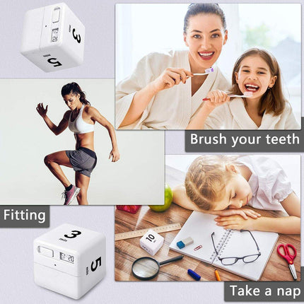 Cubic Timer for Students Time Management Study Exercise Reminder Tool Adjustable