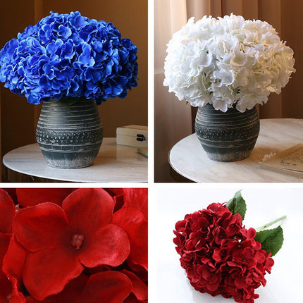 3pcs Hydrangea Bouquet Home Decoration Flower Artificial Simulation Floral