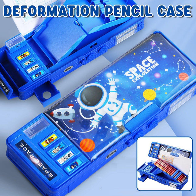 Astronaut Multifunctional Pencil Case for Stationery School Supplies Organiser