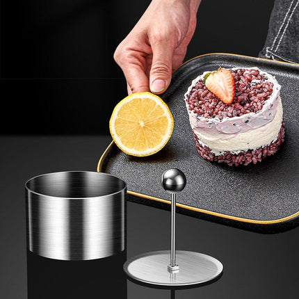 Stainless Steel Round Dessert Cake Mold 6/7/8cm Rice Taro Cheese Brick Mold