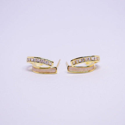 High Sense Stud Earrings Fashionable Jewelry for Women Elegant Design Ladies