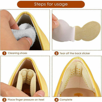 1Pair Heel Insole Heel Protectors Heel Pads Shoe Liner Shoe Inserts Heel Grip Thin - Aimall