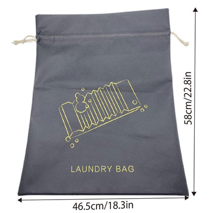 50PCS Large Laundry Bag Travel Drawstring Bags For Dirty Clothes Gym Washable