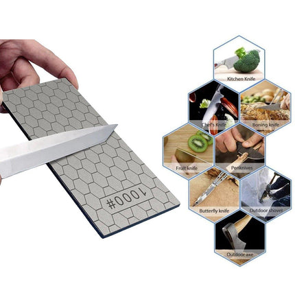 4pcs Diamond Knife Sharpener Sharpening Stone Honeycomb Grind Sharpener Kit