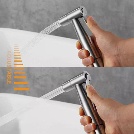 Stainless Steel Handheld Bidet Toilet Spray Shower Shattaf Diverter Kit