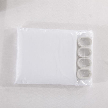 24PCS Curtain C Ring Shower Bed Curtain Hanging Grommet Hook Accessories Durable