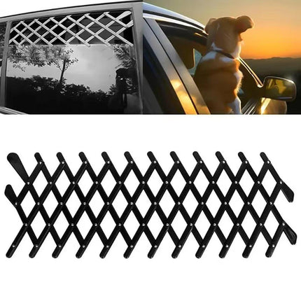 2pcs Retractable Car Window Guardrail for Dogs Cats Pet Barrier Fence