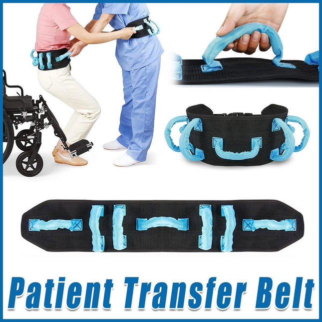 Rehabilitation Transfer Lumbar Belt Patient Assist Get Up Restraint Training Aid