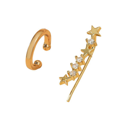 Simple Ear Clips No Piercing Stud Earrings Set Non Pierced Fashion Jewellery