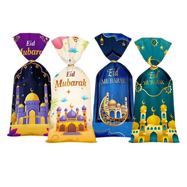 150pcs Moon Stars Castle Candy Bags Party Treat Bags Gift Pouches Favors