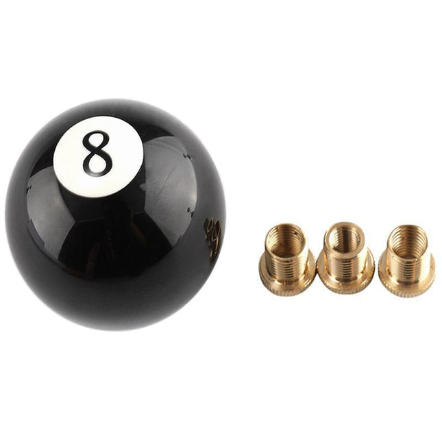 Black 8 Billiard Car Shift Knob Universal - Aimall