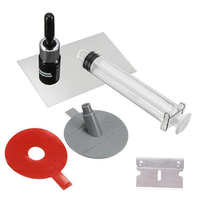 Window Tool Crack Remove Chip Resin Glass Recovery Car Windscreen Repair Kit - Aimall