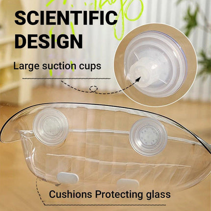 Cat Hammock Bed Glass Hanging Basket Clear Pet Nest Elevated Sleeping Bed
