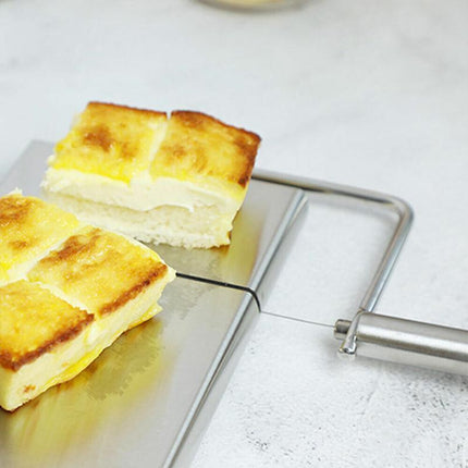 Cheese Slicer Blade Wire Cutter Cake Board Butter Slicer Tool Stainless Steel - Aimall
