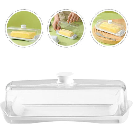 Butter Cheese Box Crisper Fruit Storage Container Multi Purpose Food Organizer
