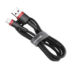 Baseus USB Charging Cable Data Charger Cord For iPhone 13 12 11 XS XR 8 7 iPad 2PCS 3M - Aimall