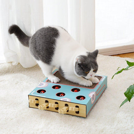 Multifunctional Cat Toys Corrugated Scratch Board for Cats and Hamsters Fun Toy