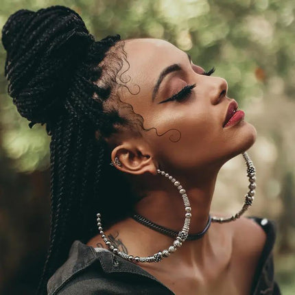 Baby Hair Tattoo Stickers Black Hairline Edge Decals Curly Women Stickers Fringe - Aimall