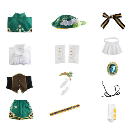 Wendy Anime Game Suit Costume Female Full Halloween Wendy Cos Spot AU - Aimall