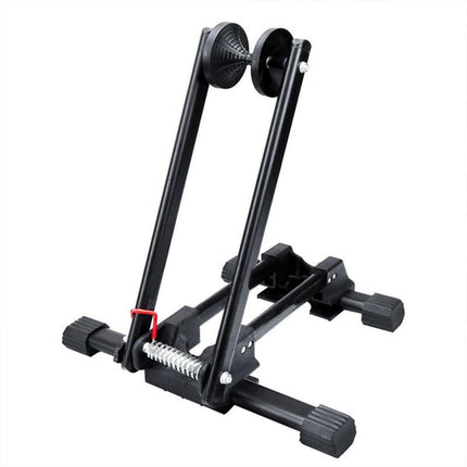 Portable Bike Single Double Pole Bicycle Parking Rack for Road Mountain Bikes