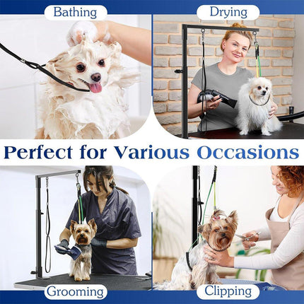 Adjustable Pet Grooming Arm with Clamp for Dog Cat Bath Table Bracket Clamp - Aimall