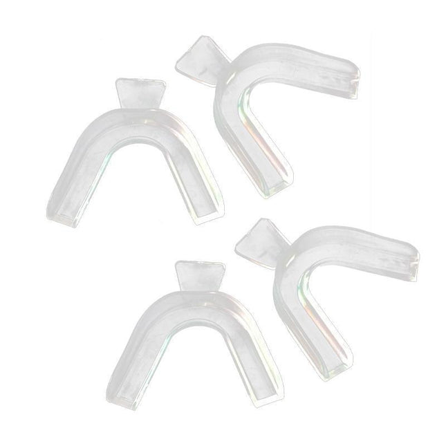 4x Teeth Whitening Mouth Trays Custom Self Mould Thermo Plastic Clear Guards - Aimall