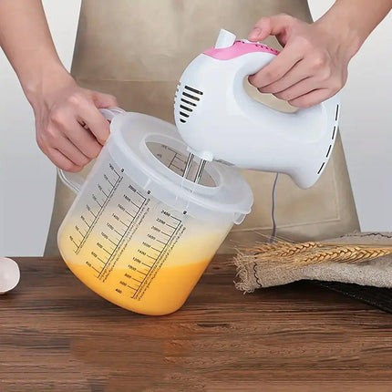 2.5L Plastic Measuring Cup with Lid Baking Measuring Cups with Scale for Home