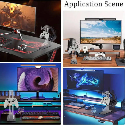 3 Tier Gamepad and Headset Display Stand for Gaming Accessories Organization